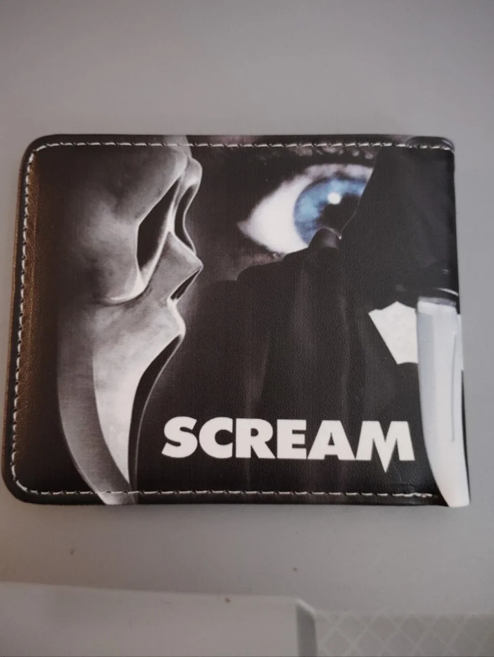 New scream Halloween horror anime manga leather wallet